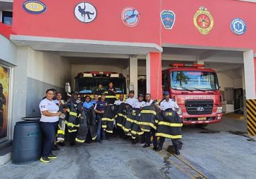 Cuerpo de Bomberos de San Cristóbal recibe donación de equipos de protección personal