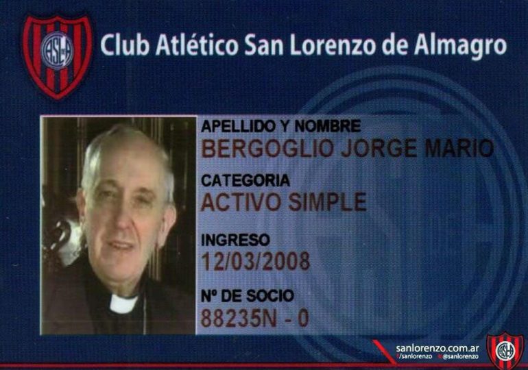 Jorge Bergoglio, un 'pata dura' fanático de San Lorenzo que llegó a ser el papa Francisco