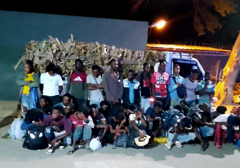 Arrestan camionero que llevaba 35 haitianos indocumentados camuflados bajo hojas de plátano en Mao