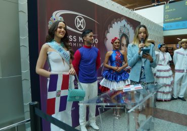 Miss Mundo Dominicana Mayra Delgado parte a la India en representación de República Dominicana