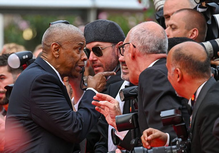 Tensión inesperada entre Denzel Washington y fotógrafo durante la alfombra roja en Cannes