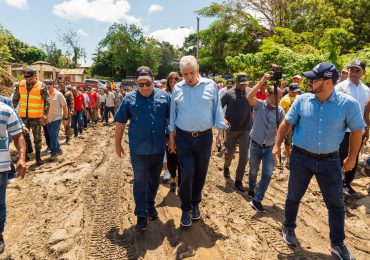 Paliza y Estrella supervisan daños por lluvias en Espaillat y Puerto Plata; coordinan respuestas inmediatas