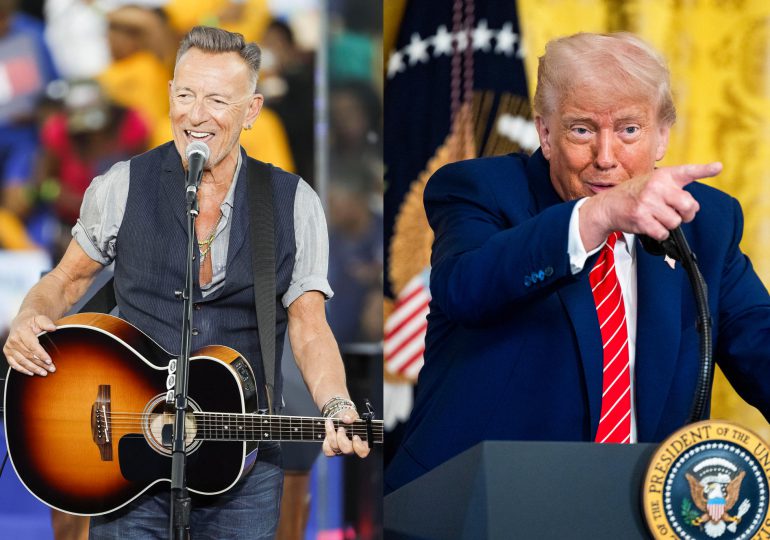 La Federación de Músicos defiende a Swift y Springsteen de los insultos de Trump