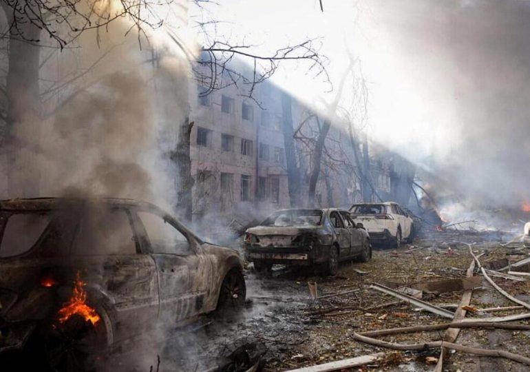 Ataque ruso con drones y misiles contra Kiev deja al menos ocho heridos