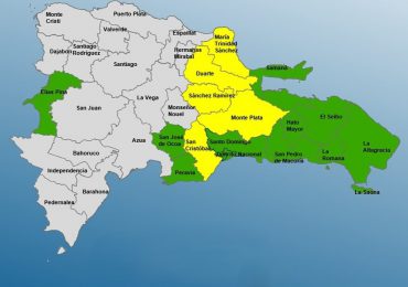 COE emite nuevas alertas por lluvias: cinco provincias en amarillo y once en verde