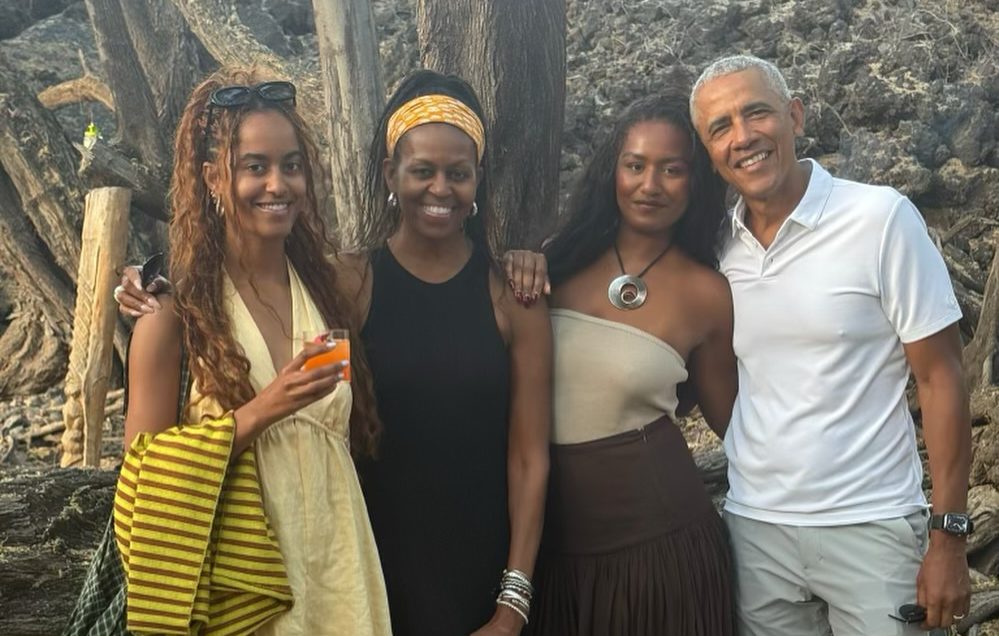 Barack Obama felicita a su hija Sasha en su cumpleaños