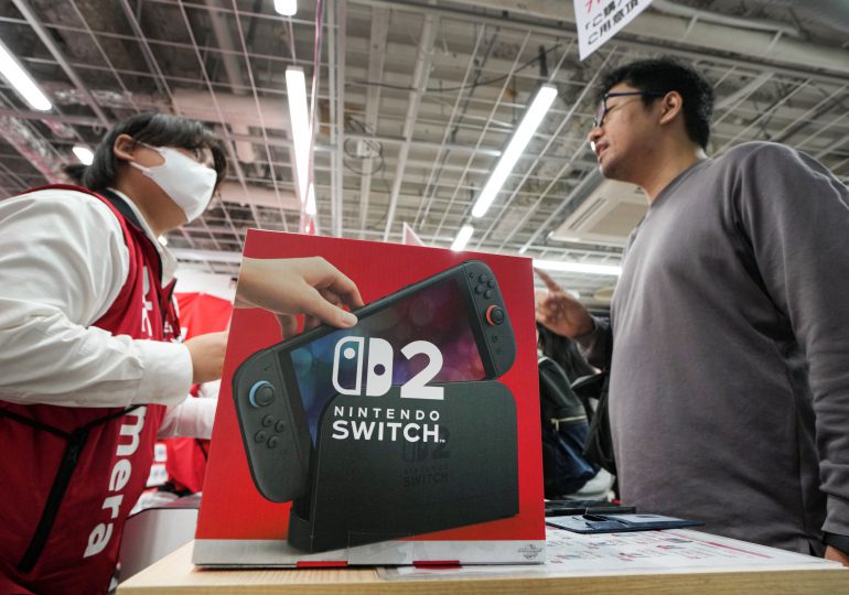 Nintendo dice que vendió un récord de 3,5 millones de consolas Switch 2 en cuatro días