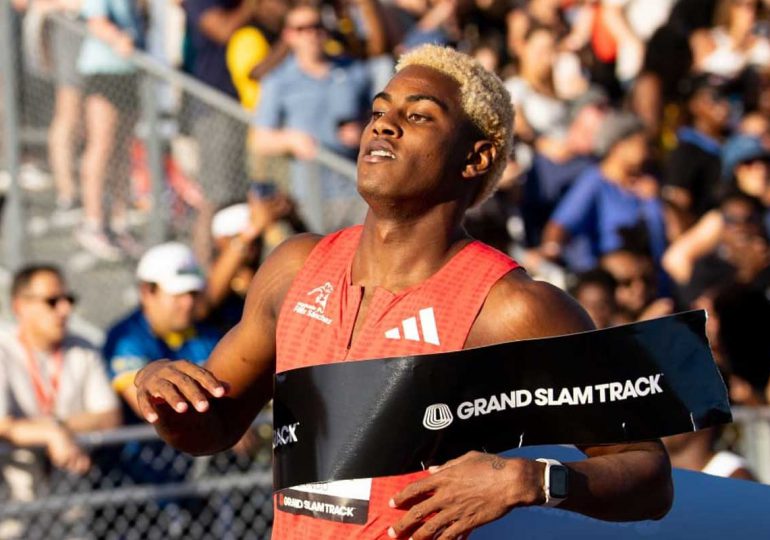 Video | Alexander Ogando brilla en Filadelfia con victoria en los 200m y premio de US$50,000