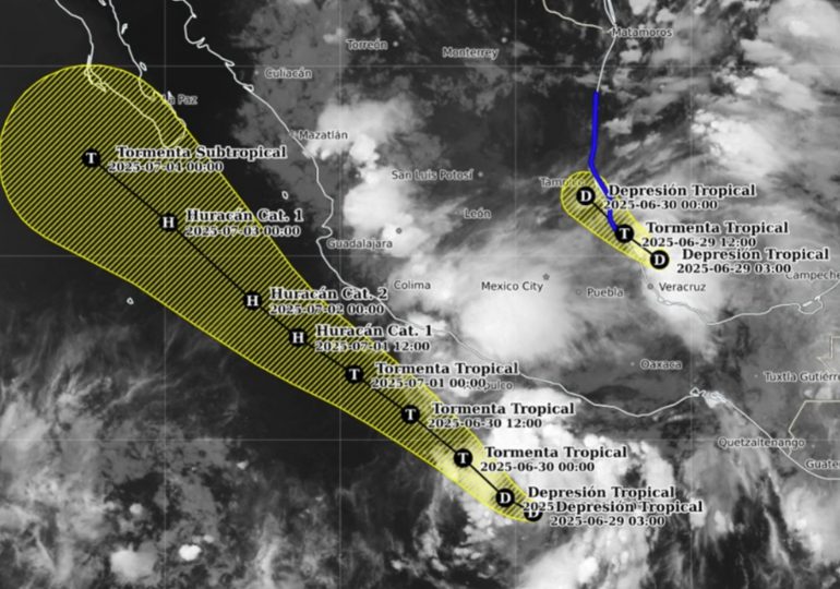 Tormenta tropical Flossie se intensifica mar adentro en el Pacífico