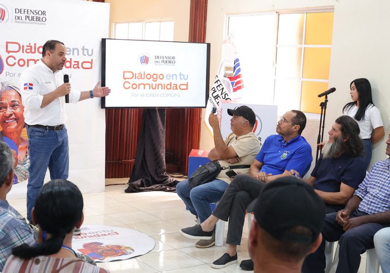 Defensor del Pueblo impacta a San José de las Matas con Diálogos en tu Comunidad