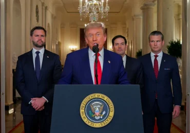 Trump asegura que ningún estadounidense resultó herido tras ataque iraní con misiles