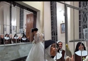 Exmonja de clausura regresa a su convento para rezar con sus hermanas antes de su boda