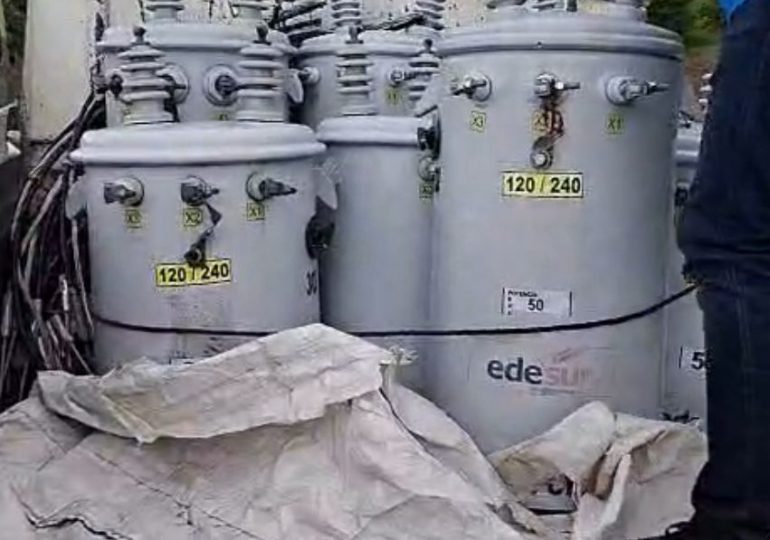 Edesur Dominicana solicita al Ministerio Público investigar caso de camión cargado con siete transformadores