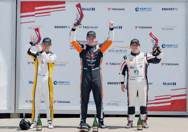 Jimmy Llibre sube al podio en Watkins Glen en la Porsche Carrera Cup North América