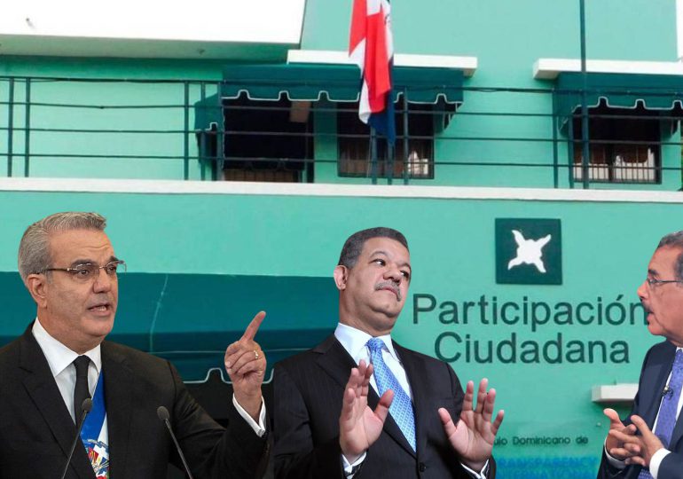 ¿Doble moral? Participación Ciudadana rechaza que Abinader dirija el PRM, pese a que Leonel y Danilo hicieron lo mismo en el PLD