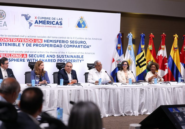 MIREX presenta tema de la X Cumbre de las Américas a organizaciones de la sociedad civil y actores sociales
