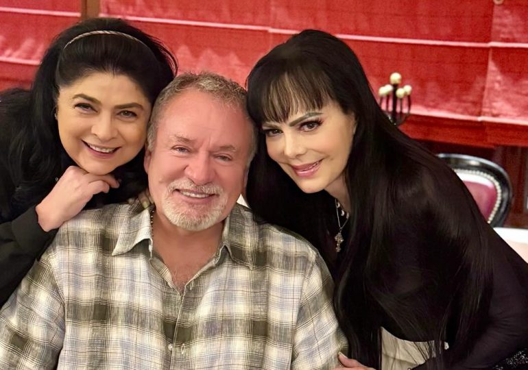 "Tres alegres compadres": Maribel Guardia, Victoria Ruffo y El Güero Castro