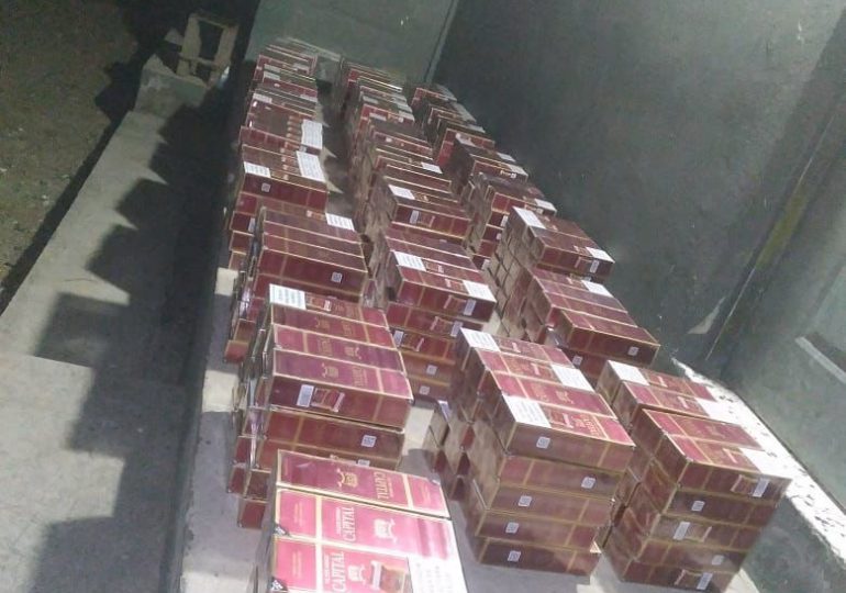 Ejército ocupa contrabando de cigarrillos en matorrales de Dajabón