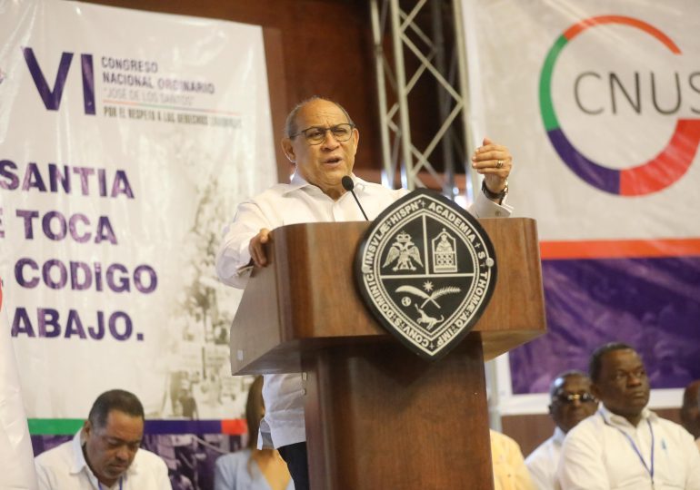 CNUS proclama total respaldo a política migratoria del presidente Abinader