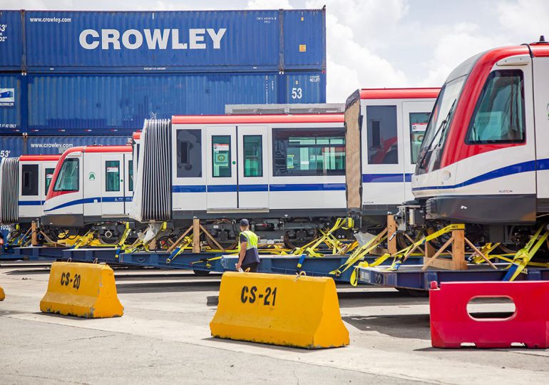 OPRET incluye nuevos trenes de seis vagones en las líneas 1 y 2 del Metro de Santo Domingo