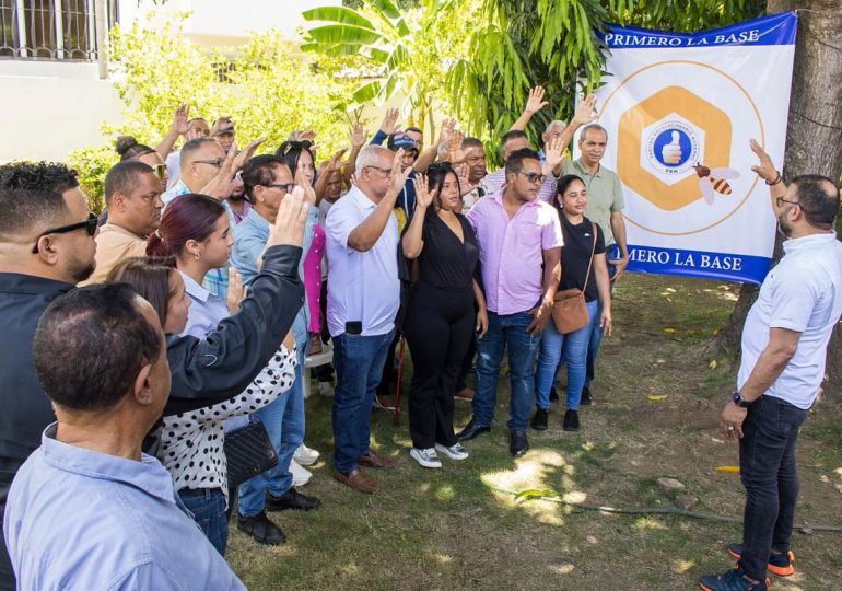 Movimiento “Primero la Base” juramenta equipo político en San Pedro de Macorís