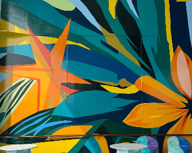 Video | Muralista Angurria celebra experiencia artística a bordo del nuevo crucero de Royal Caribbean