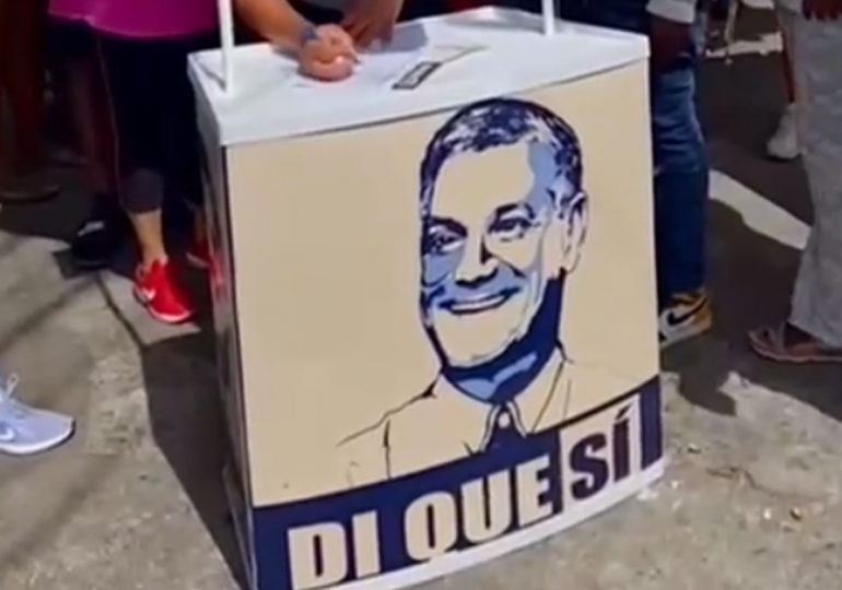 Video | Simpatizantes del PLD claman por la candidatura presidencial de Gonzalo Castillo para 2028