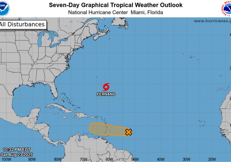 Tormenta tropical Fernand se forma en el Atlántico