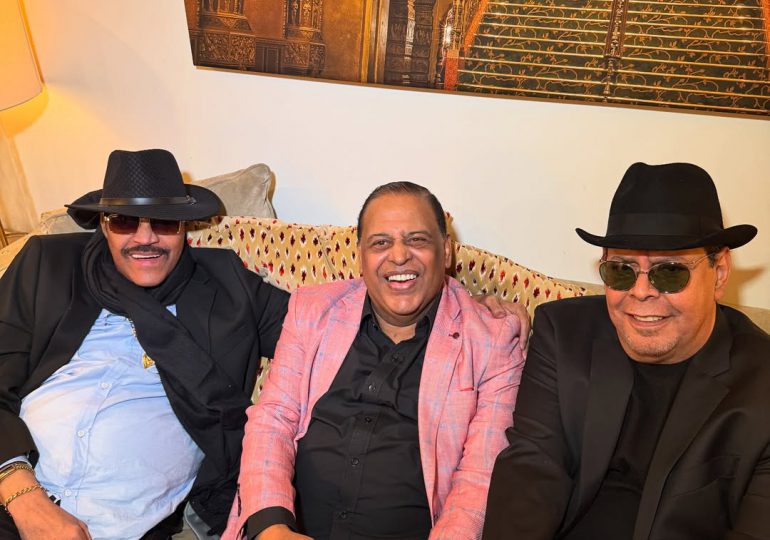 Fernandito Villalona celebra reencuentro con Raulin Rosendo y Wilfrido Vargas