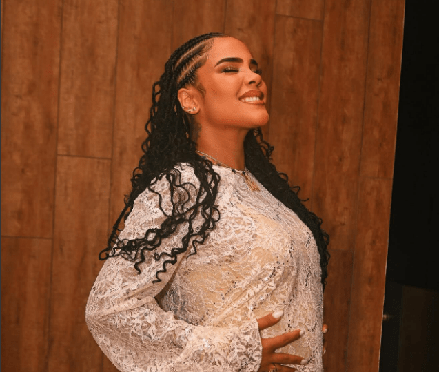 Martha Heredia celebra la llegada de su tercer trimestre de embarazo