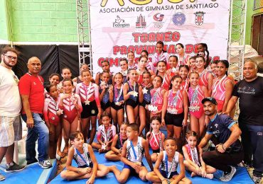 Realizan exitosamente torneo provincial de gimnasia de Santiago