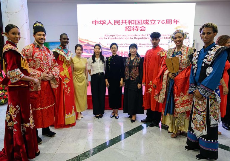 Embajada de China celebra el 76 aniversario de la Fundación de la República Popular China en República Dominicana