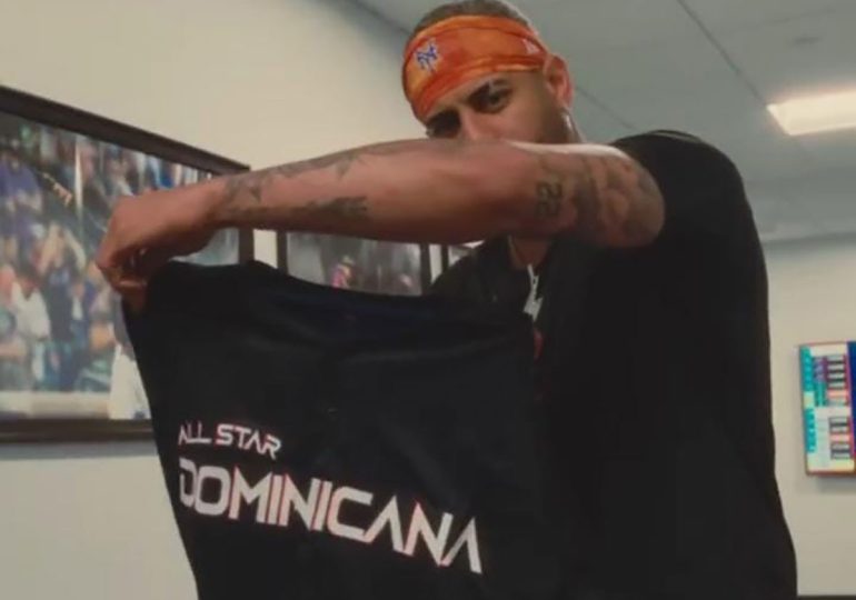 José Sirí entusiasmado para el partido entre Dominicana vs Puerto Rico en el Citi Field