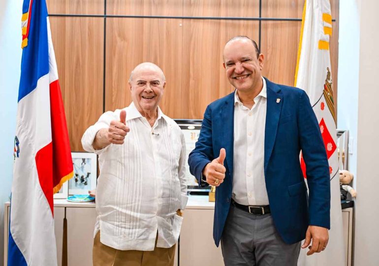 Ulises Rodríguez recibe visita de Hipólito Mejía y resalta fortaleza y unidad del PRM