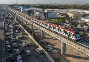 Video | Línea 2C del Metro de Santo Domingo se ilumina durante prueba dinámica
