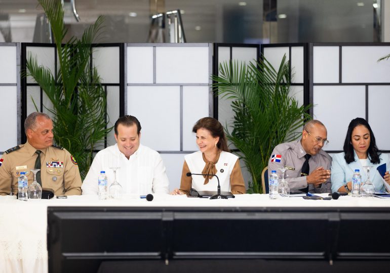 Vicepresidenta Raquel Peña supervisa avances del Plan de Seguridad Ciudadana
