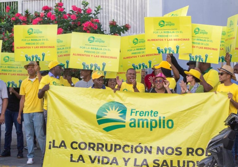 Frente Amplio reitera espera castigo ejemplar para implicados en irregularidades del SeNaSa
