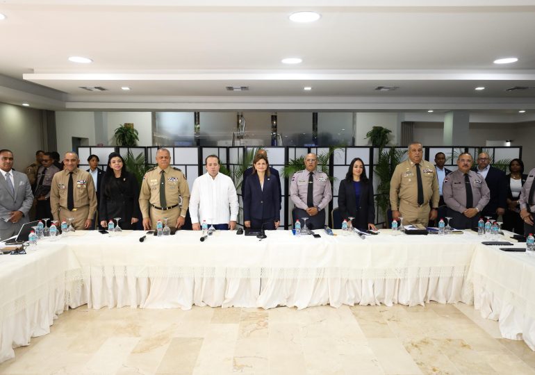 Raquel Peña encabeza la reunión 109 de seguimiento al Plan de Seguridad Ciudadana