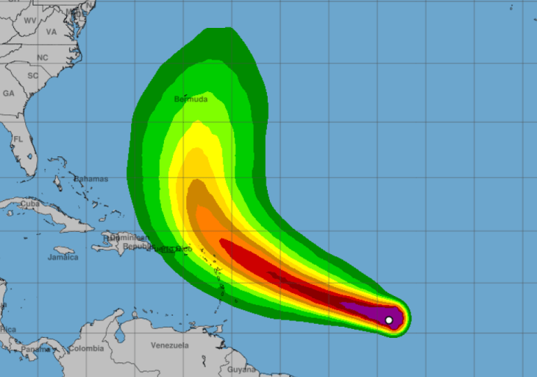 Se forma la tormenta tropical Jerry en el Atlántico; podría convertirse en huracán el miércoles