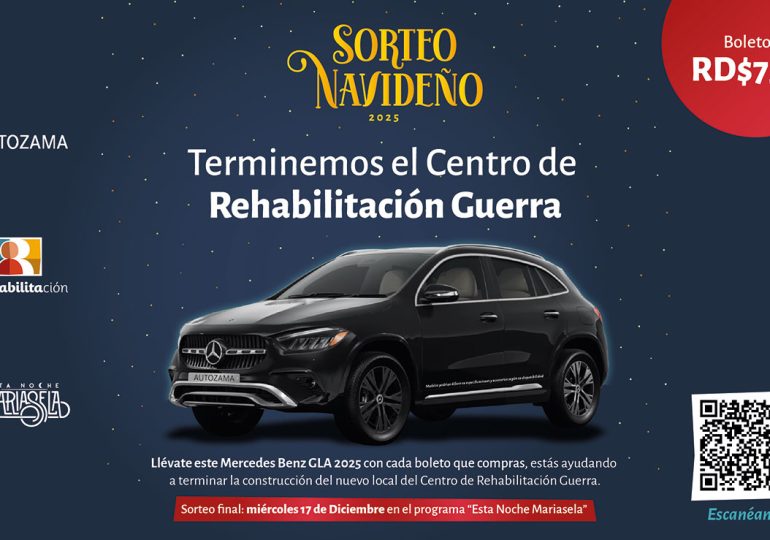 Tu solidaridad construye: el Sorteo Navideño de Rehabilitación a beneficio del Centro de Guerra