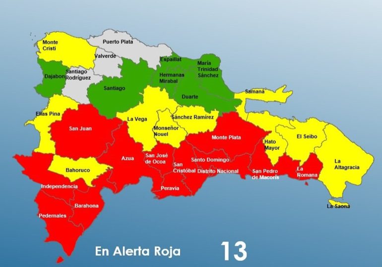 COE eleva a Independencia a alerta roja por efectos de la tormenta Melissa