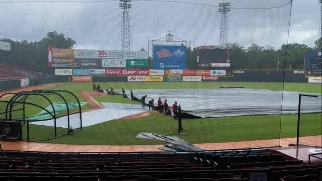 LIDOM pospone los dos partidos reasignados para hoy jueves por efectos de tormenta Melissa