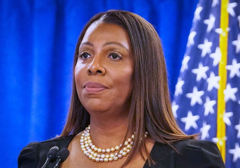 La fiscal general de Nueva York, Letitia James, acusada de fraude hipotecario