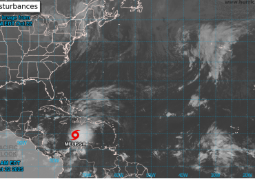 Melissa podría convertirse en huracán este jueves, advierte INDOMET