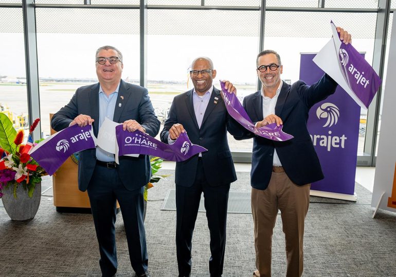 Arajet inaugura su nueva ruta a Chicago
