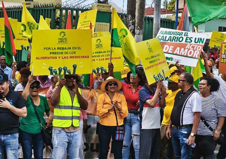 Frente Amplio reclama indexación salarial y denuncia Abinader y Magín Díaz castigan a los trabajadores al violar la Ley 11-92