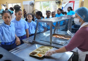 El INABIE destaca menús del almuerzo escolar garantizan mayoría de nutrientes a estudiantes