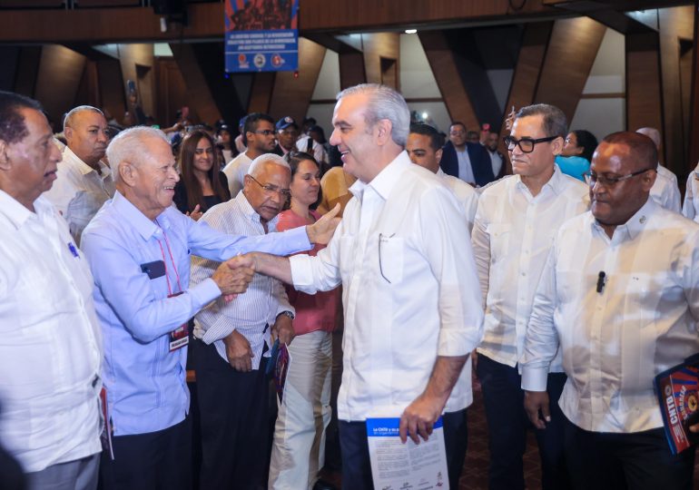 Jacobo Ramos destaca respaldo del presidente Abinader a los trabajadores y a la clase sindical