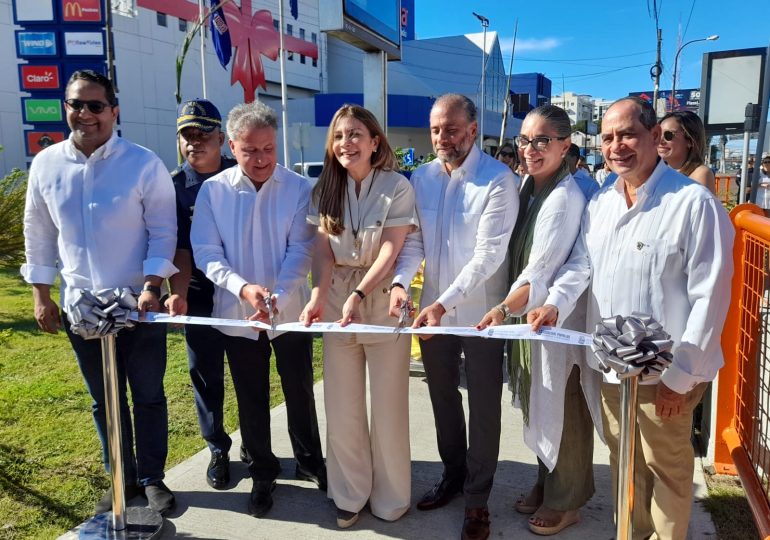 APAP y ADN rehabilitan accesos inclusivos de la 27 de Febrero con Churchill