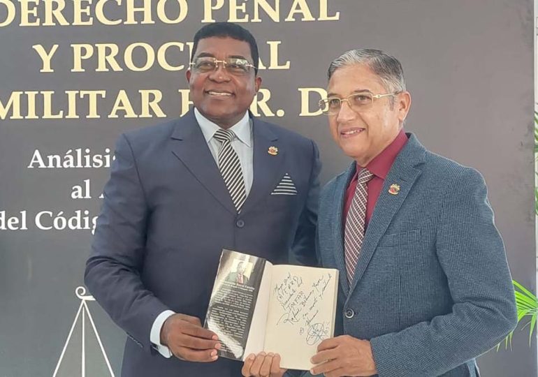 Joaquincito Boció pone en circulación obra sobre Derecho Penal y Procesal Militar en República Dominicana